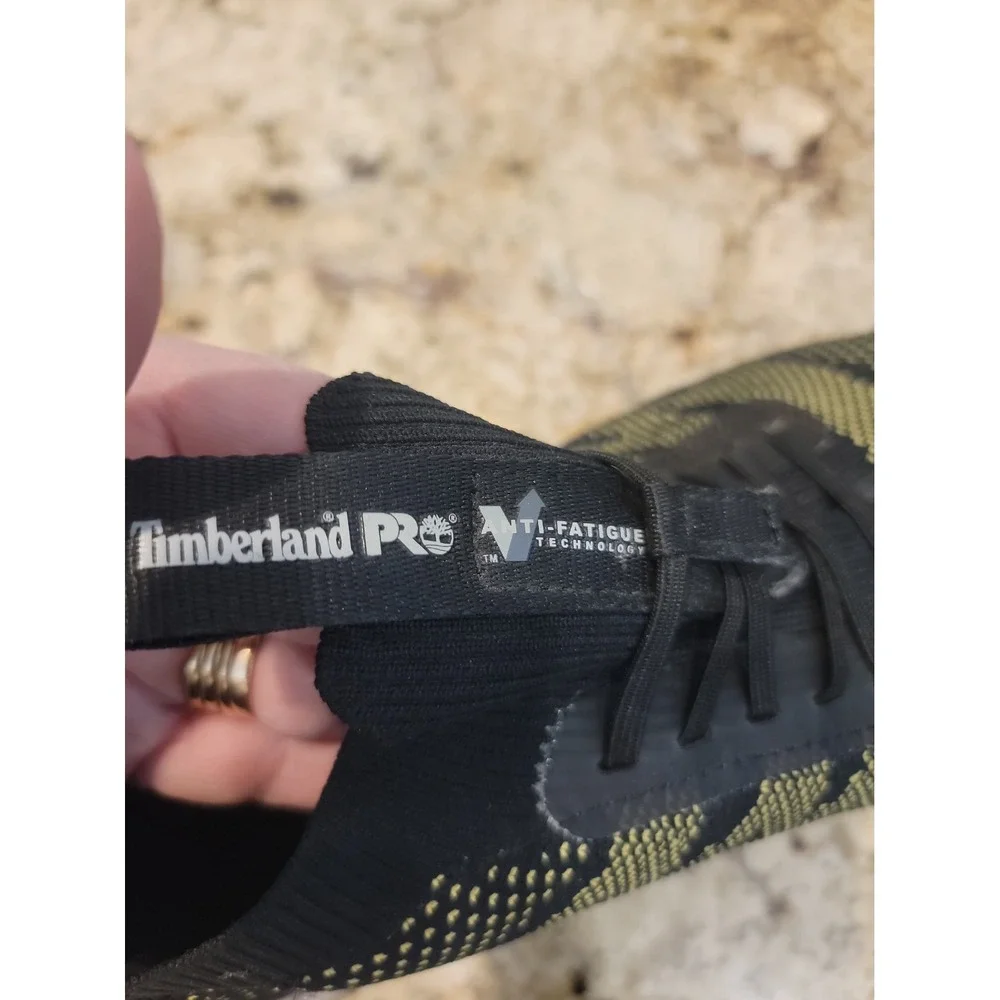 Timberland Pro® Men's RADIUS COMPOSITE TOE Black - Yellow Work Shoes Size 12M